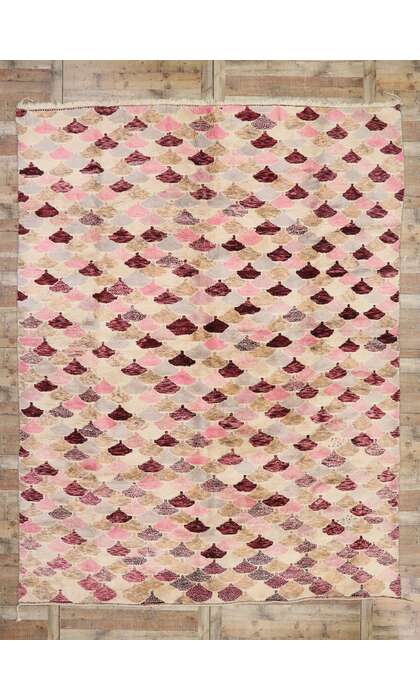 10 x 13 Modern Beni Mrirt Moroccan Rug 21174