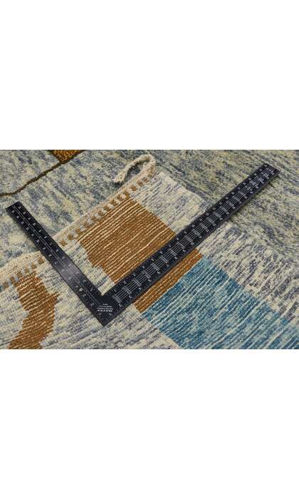 10 x 13 Modern Beni Mrirt Moroccan Rug 21176