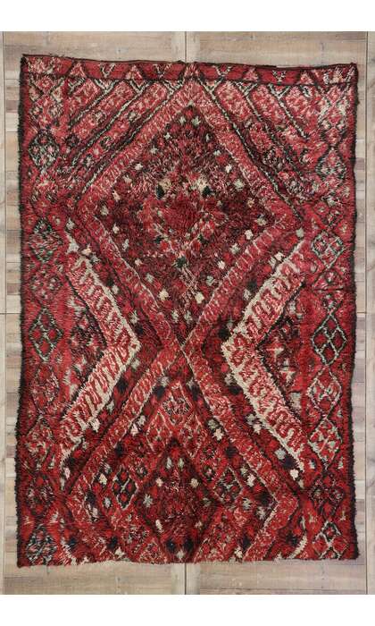 7 x 11 Vintage Moroccan Rug 21194