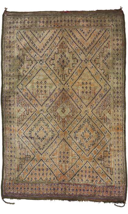 7 x 11 Vintage Beni MGuild Moroccan Rug 21198