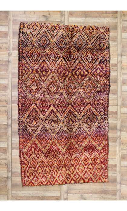 7 x 12 Vintage Beni MGuild Moroccan Rug 21201