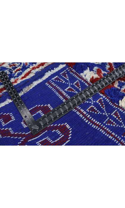 7 x 12 Vintage Blue Beni MGuild Moroccan Rug 21205