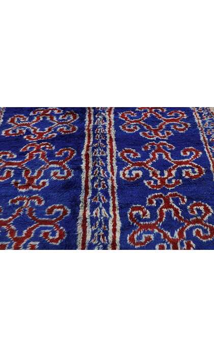 7 x 12 Vintage Blue Beni MGuild Moroccan Rug 21205