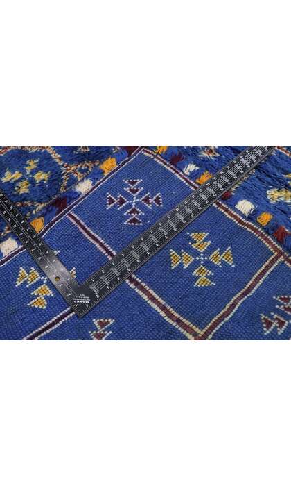 6 x 14 Vintage Blue Moroccan Rug 21217