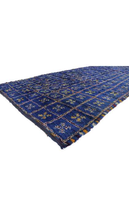 6 x 14 Vintage Blue Moroccan Rug 21217