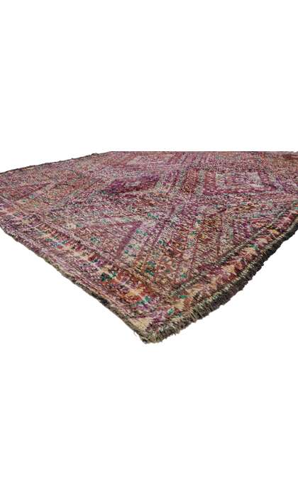 7 x 11 Vintage Purple Moroccan Rug 21222