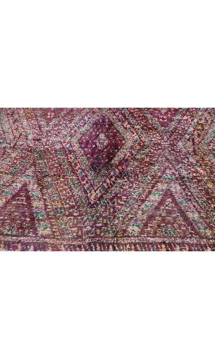 7 x 11 Vintage Purple Moroccan Rug 21222