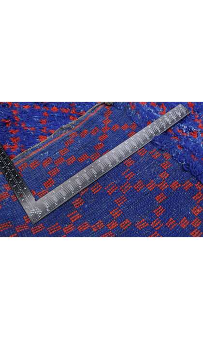 6 x 13 Vintage Blue Moroccan Rug 21237