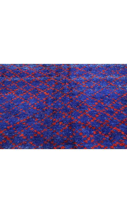6 x 13 Vintage Blue Moroccan Rug 21237