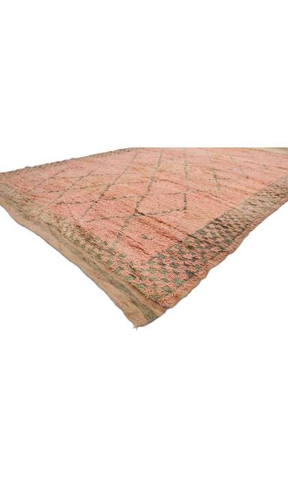 6 x 10 Vintage Pink Boujad Moroccan Rug 21247