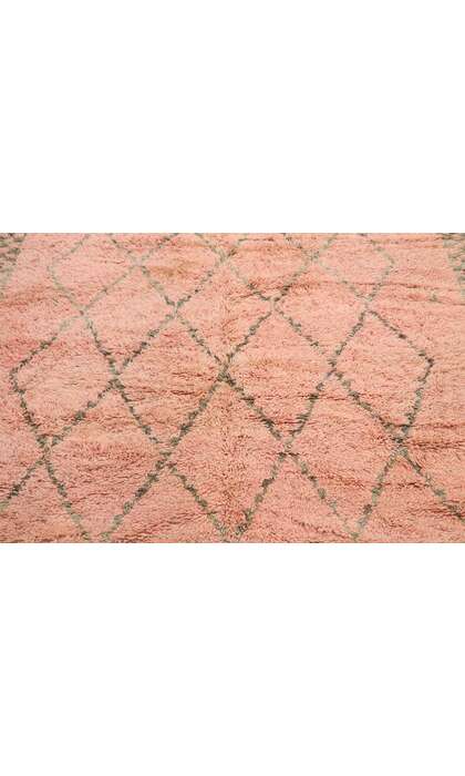 6 x 10 Vintage Pink Boujad Moroccan Rug 21247