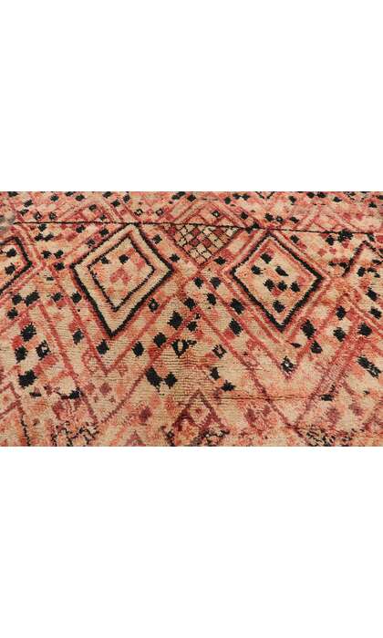 7 x 10 Vintage Berber Moroccan Boujad Rug with Bohemian Style 21265