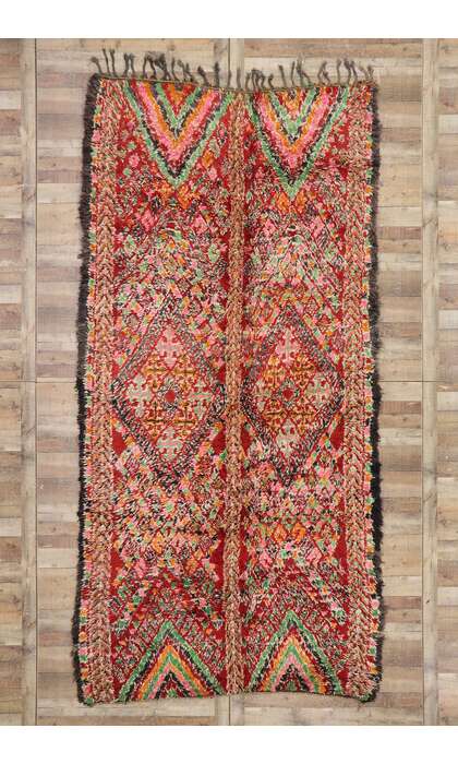 6 x 13 Vintage Beni MGuild Moroccan Rug 21273