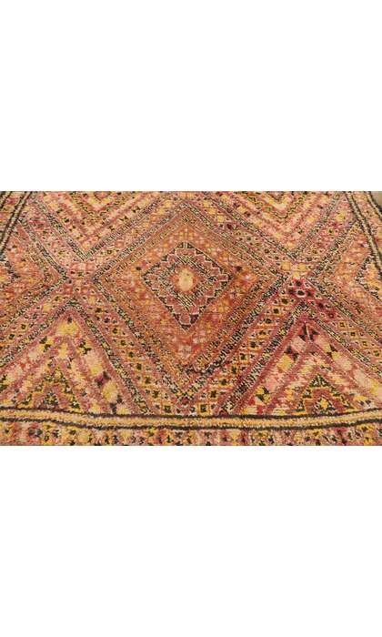 7 x 12 Vintage Berber Beni M'Guild Moroccan Rug 21277
