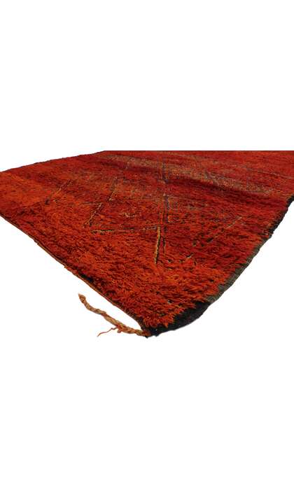 7 x 12 Vintage Red Moroccan Rug 21333