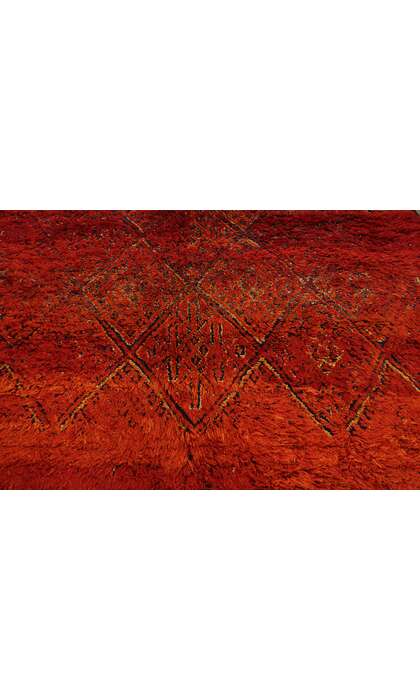 7 x 12 Vintage Red Moroccan Rug 21333