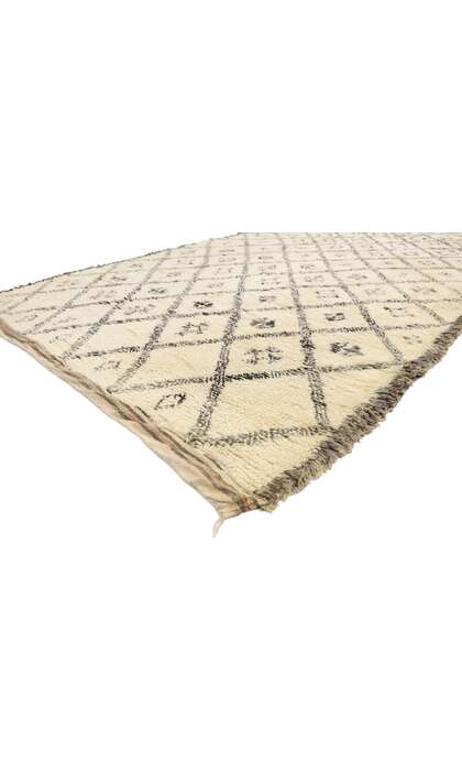 6 x 11 Vintage Moroccan Beni Ourain Rug 21389
