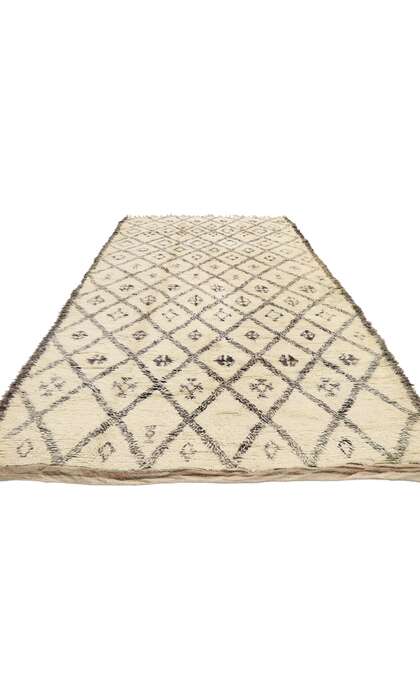 6 x 11 Vintage Moroccan Beni Ourain Rug 21389