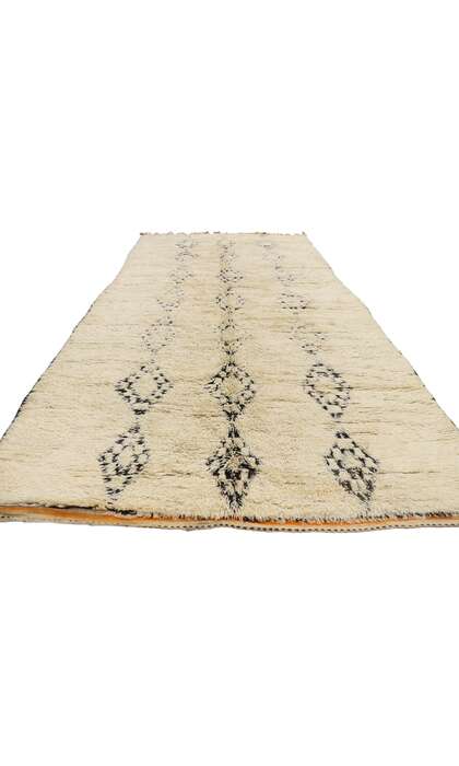 7 x 14 Vintage Moroccan Beni Ourain Rug 21391