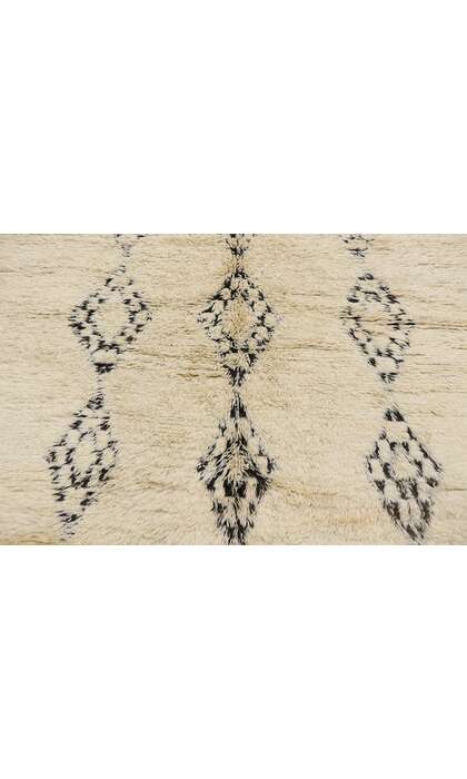 7 x 14 Vintage Moroccan Beni Ourain Rug 21391