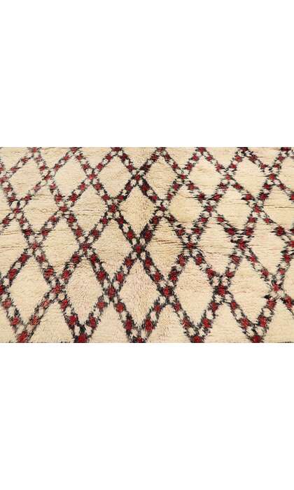 6 x 9 Vintage Moroccan Beni Ourain Rug 21392