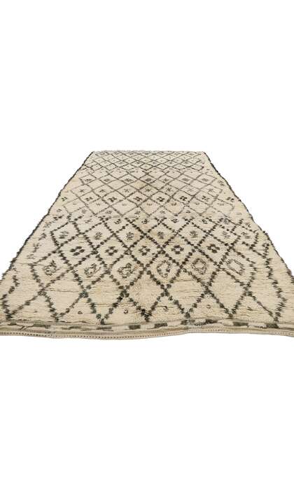 7 x 12 Vintage Beni Ourain Moroccan Rug 21393