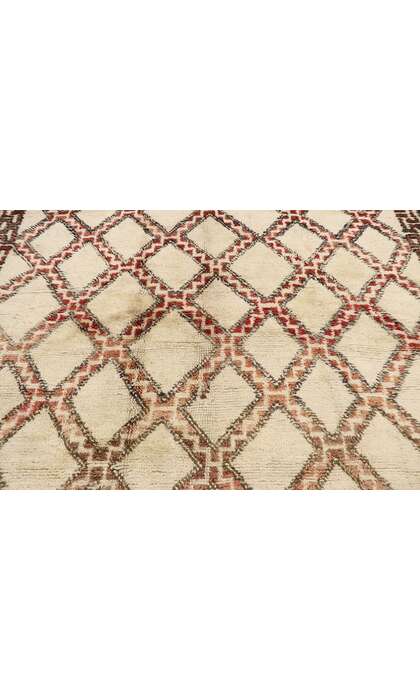 7 x 10 Vintage Beni Ourain Moroccan Rug 21411