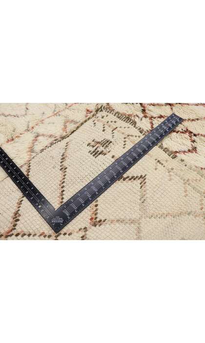 6 x 11 Vintage Moroccan Beni Ourain Rug 21413