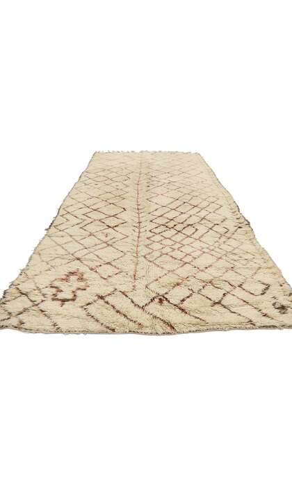 6 x 11 Vintage Moroccan Beni Ourain Rug 21413