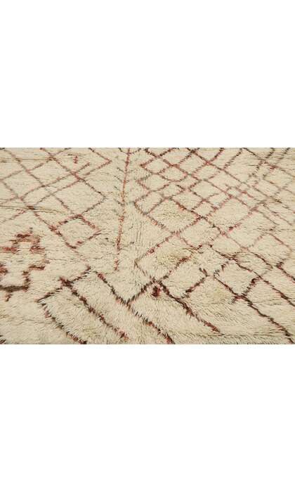6 x 11 Vintage Moroccan Beni Ourain Rug 21413
