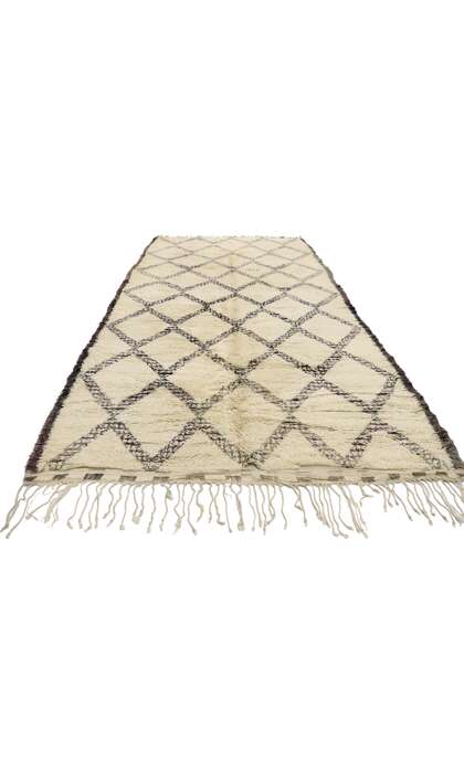 6 x 12 Vintage Moroccan Beni Ourain Rug 21414