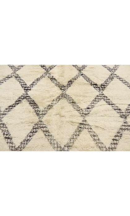 6 x 12 Vintage Moroccan Beni Ourain Rug 21414