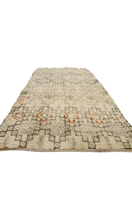 7 x 11 Vintage Moroccan Beni Ourain Rug 21416