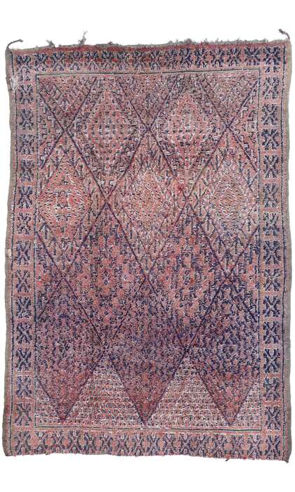 7 x 10 Vintage Beni MGuild Moroccan Rug 21447