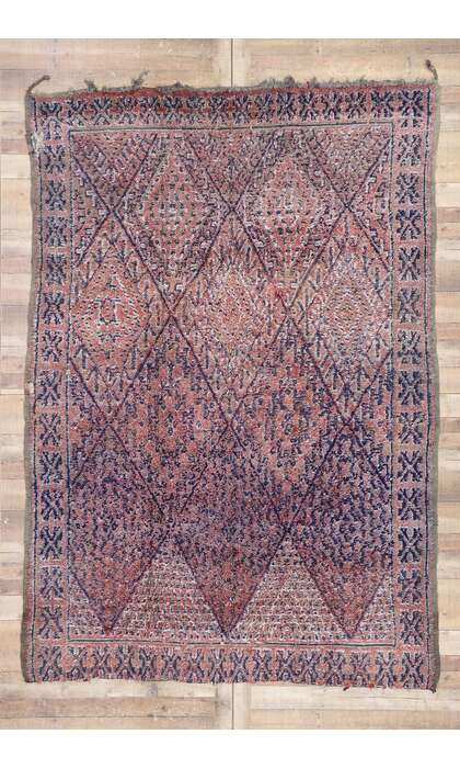 7 x 10 Vintage Beni MGuild Moroccan Rug 21447