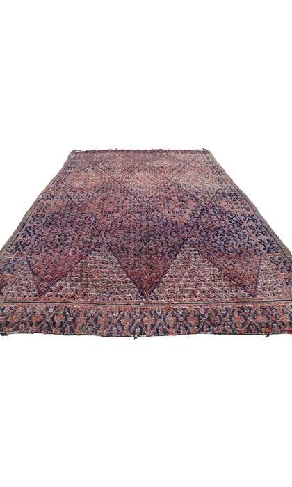 7 x 10 Vintage Beni MGuild Moroccan Rug 21447