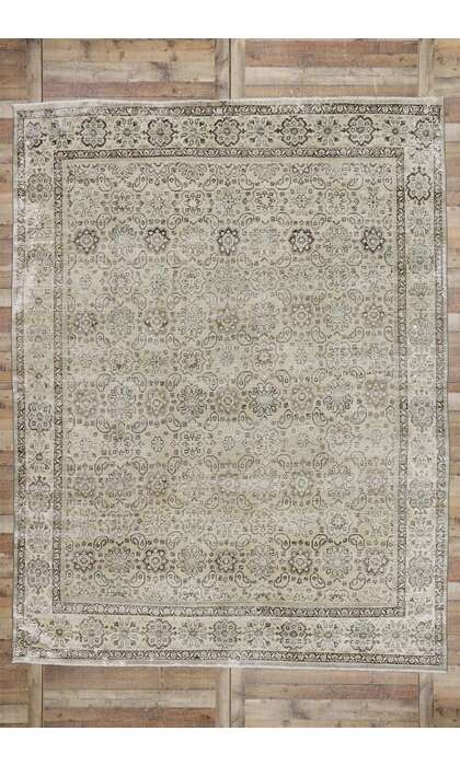 9 x 12 Antique Persian Mahal Rug 60930