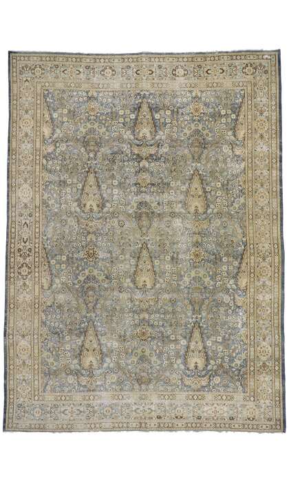 9 x 13 Antique Persian Khorassan Rug 60937