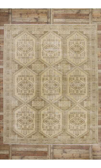 10 x 12 Antique Turkaman Rug 60938