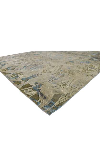 9 x 12 Vintage High-Low Tibetan Rug 78096