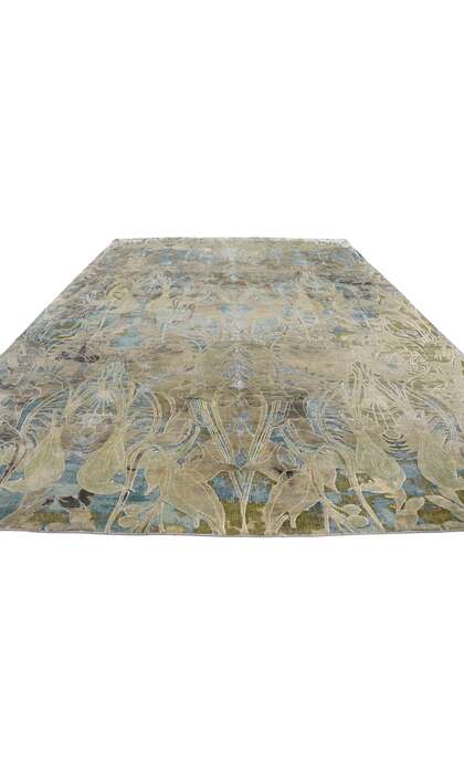 9 x 12 Vintage High-Low Tibetan Rug 78096