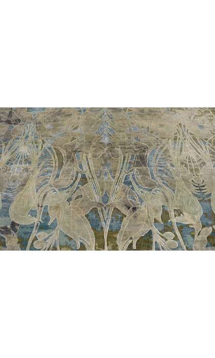 9 x 12 Vintage High-Low Tibetan Rug 78096