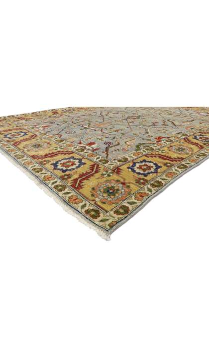 7 x 10 Vintage-Inspired Oushak Rug 80679