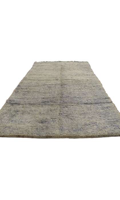 7 x 10 Vintage Purple Beni Mrirt Moroccan Rug 21206