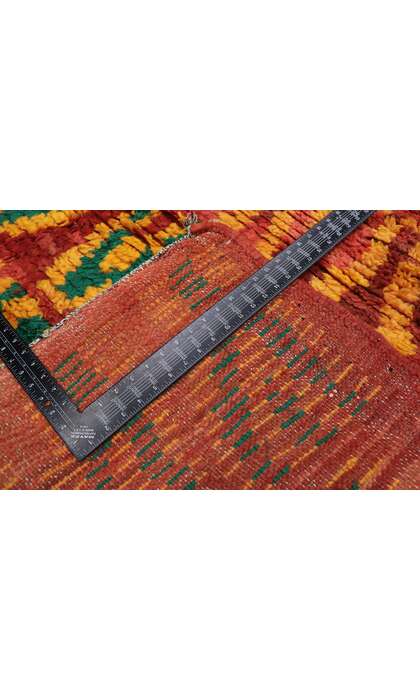 6 x 7 Vintage Red Boujad Moroccan Rug 21207