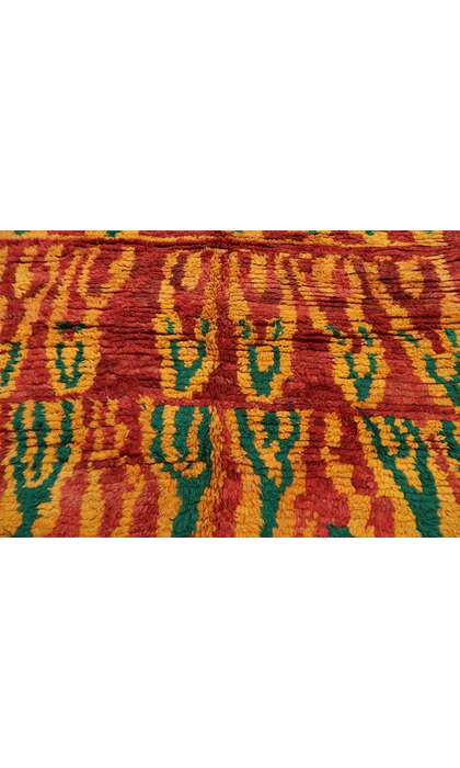 6 x 7 Vintage Red Boujad Moroccan Rug 21207