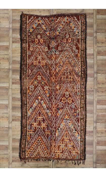 6 x 14 Vintage Beni M'Guild Moroccan Rug 21213