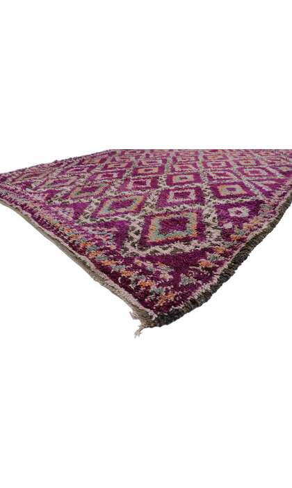8 x 11 Vintage Purple Beni MGuild Moroccan Rug 21221