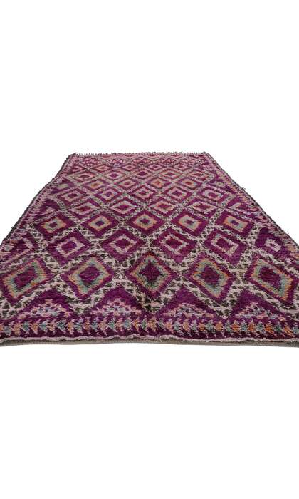 8 x 11 Vintage Purple Beni MGuild Moroccan Rug 21221