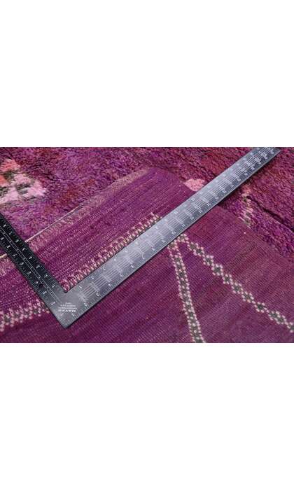 6 x 10 Vintage Purple Moroccan Rug 21223